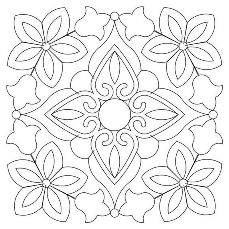 tranh tô màu mandala 30