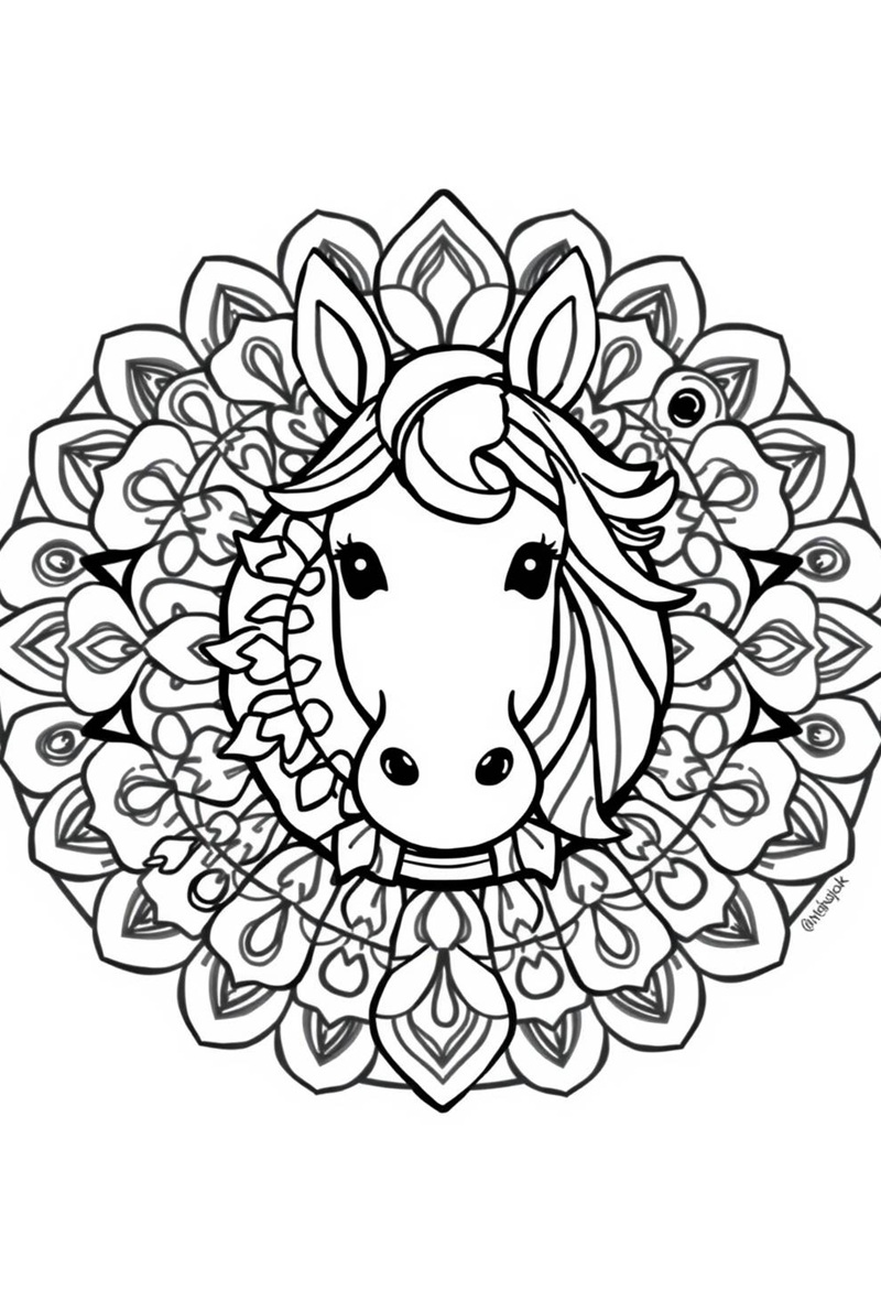 tranh tô màu mandala 31