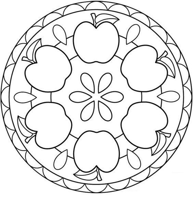 tranh tô màu mandala 32