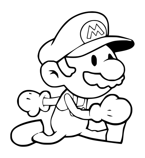 tô màu mario 13