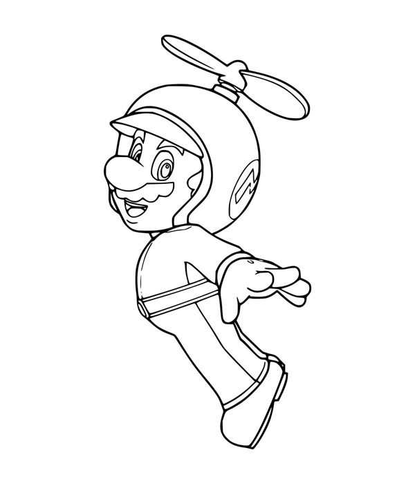 tô màu mario 15