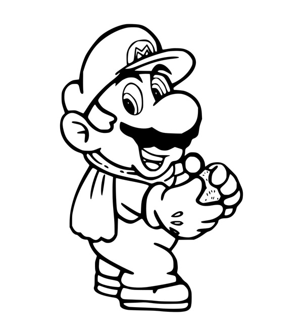 tô màu mario 17