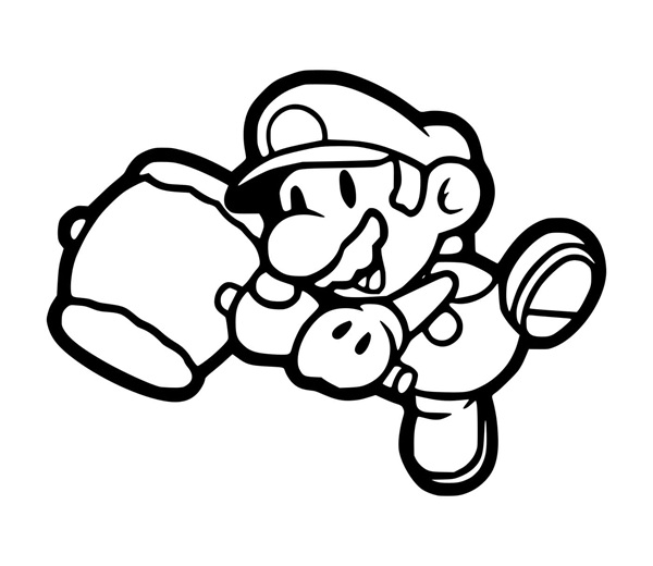 tô màu mario 18