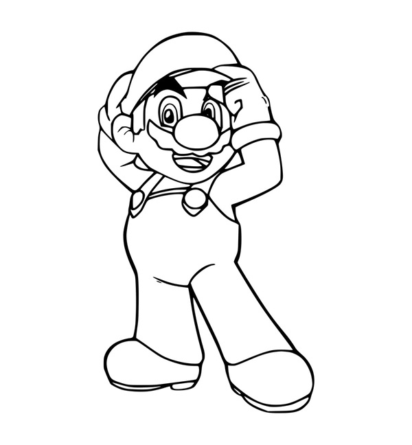 tô màu mario 19