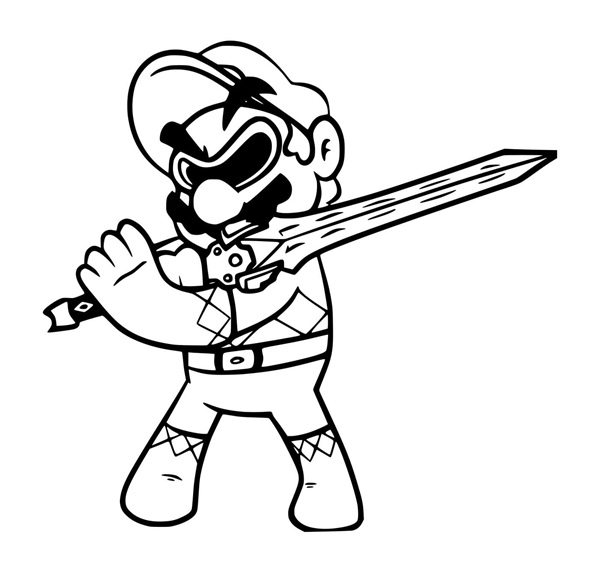 tô màu mario 20