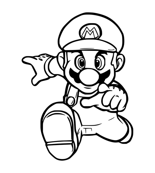 tô màu mario 21