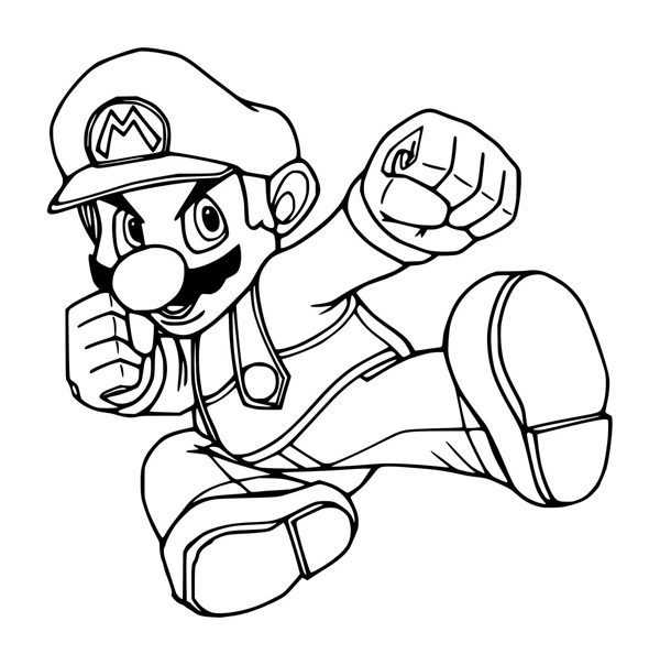 tô màu mario 22