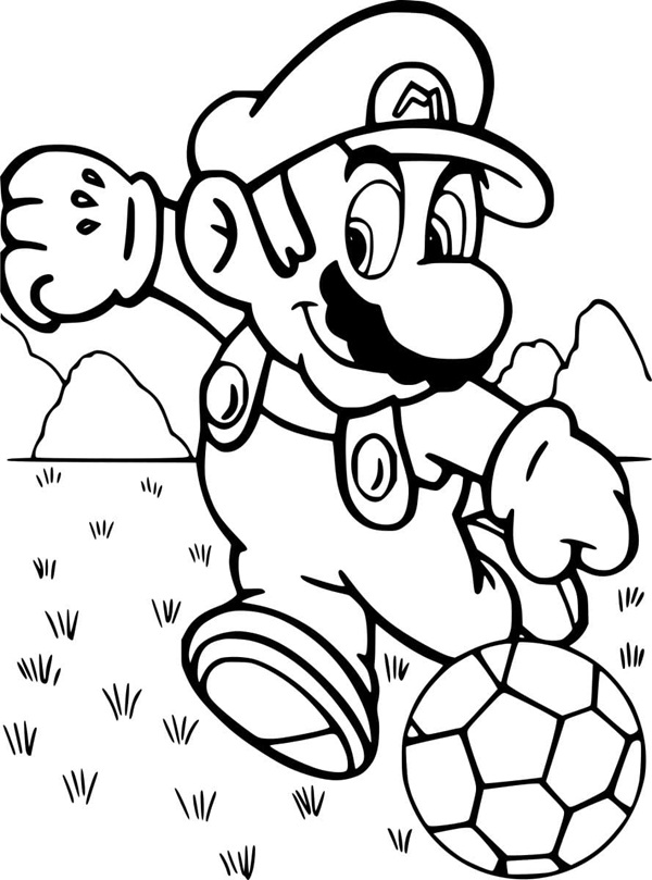 tô màu mario 23