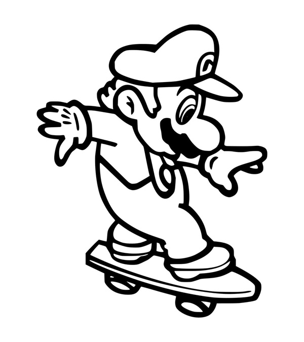 tô màu mario 24