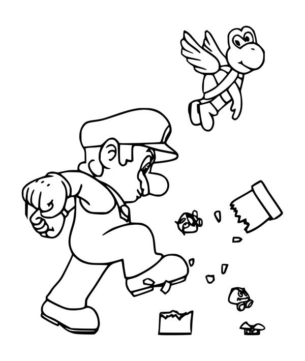 tô màu mario 36
