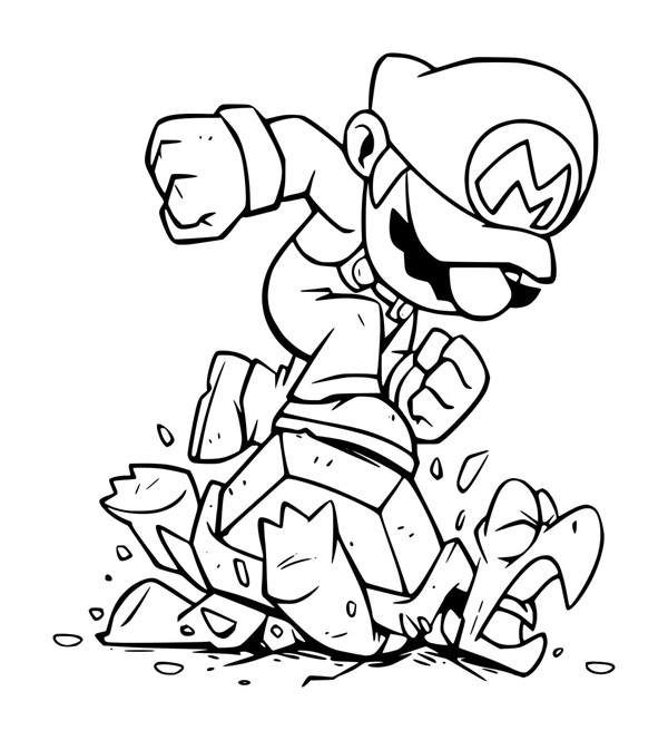 tô màu mario 27