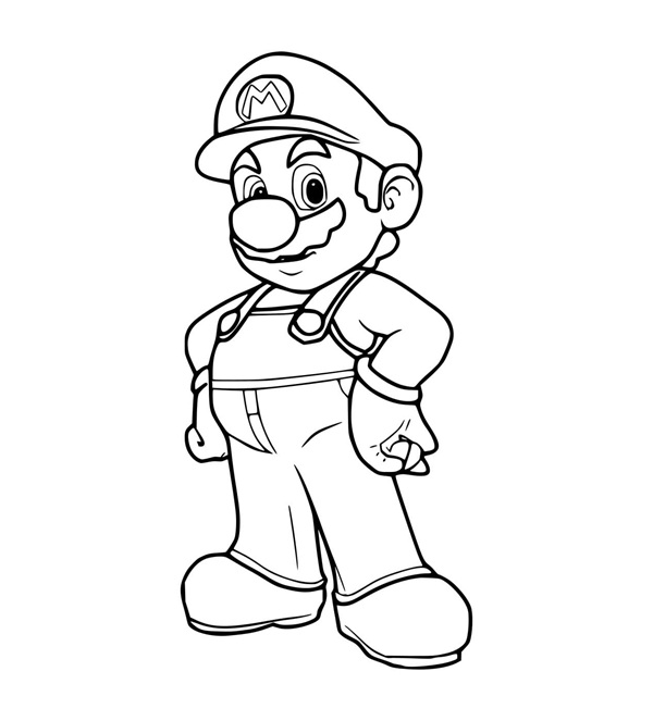 tô màu mario 29