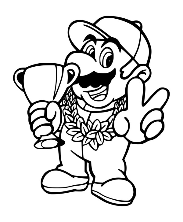 tô màu mario 30