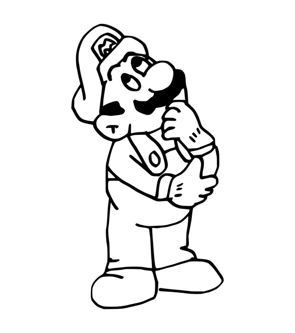 tô màu mario 34