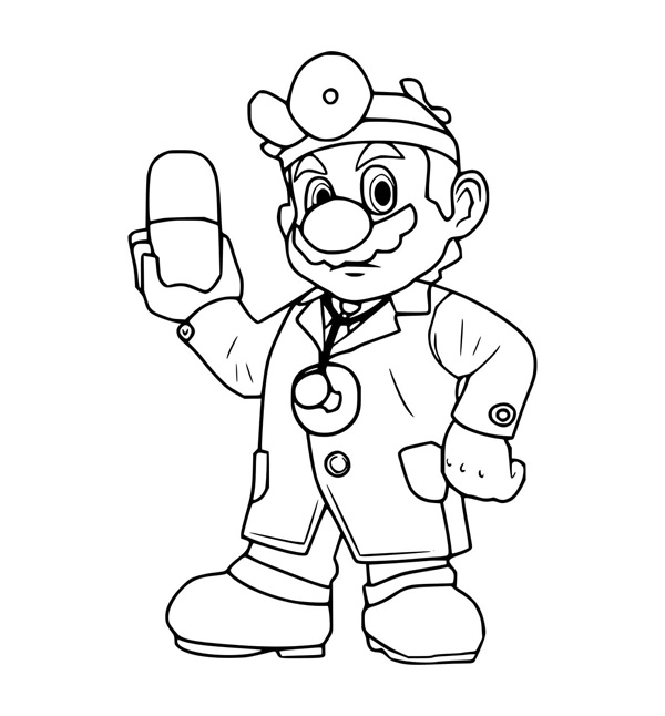 tô màu mario 40