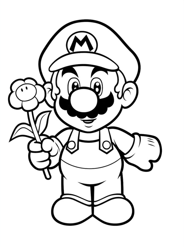 tô màu mario 6