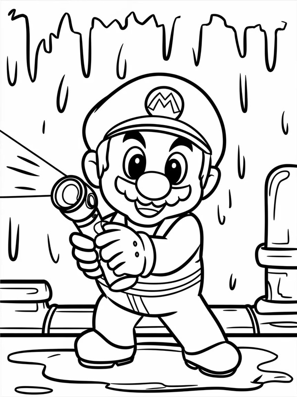 tô màu mario 9