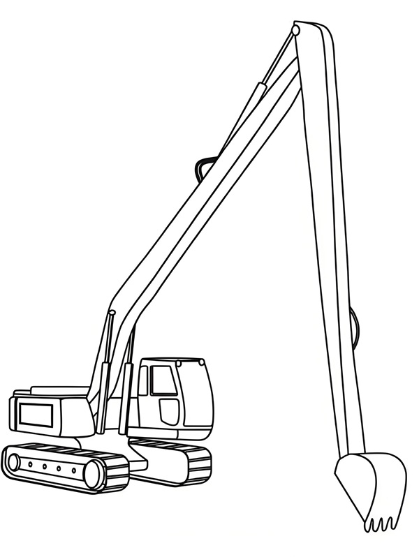 tranh tô màu máy xúc 31