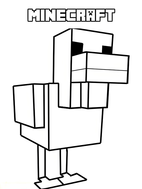 tô màu minecraft 11