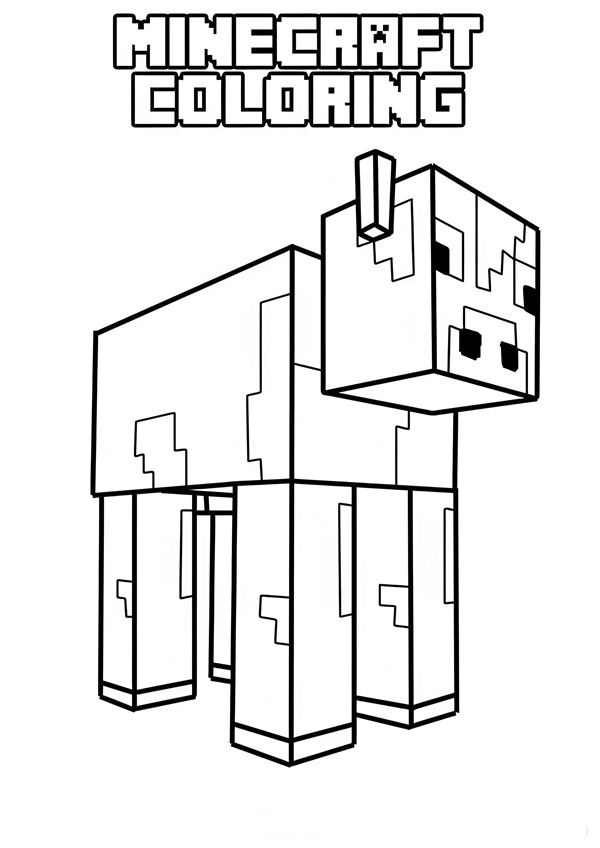tô màu minecraft 18