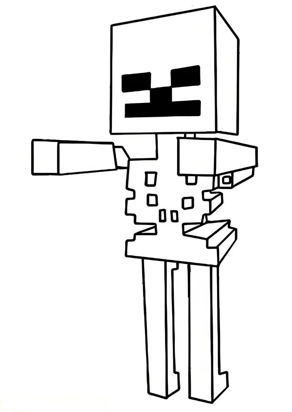 tô màu minecraft 23