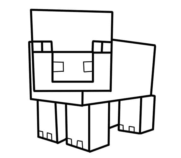 tô màu minecraft 26