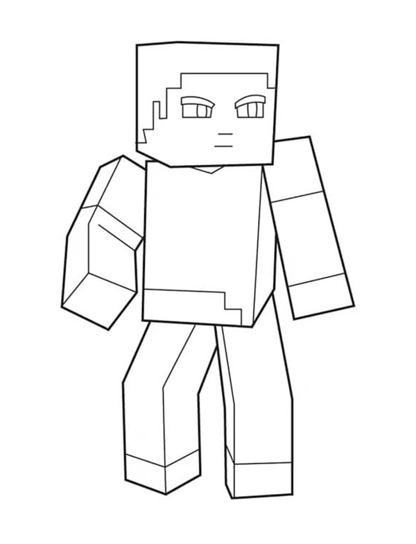 tô màu minecraft 31