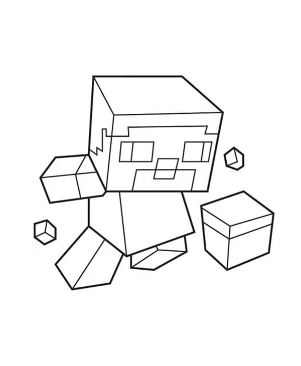 tô màu minecraft