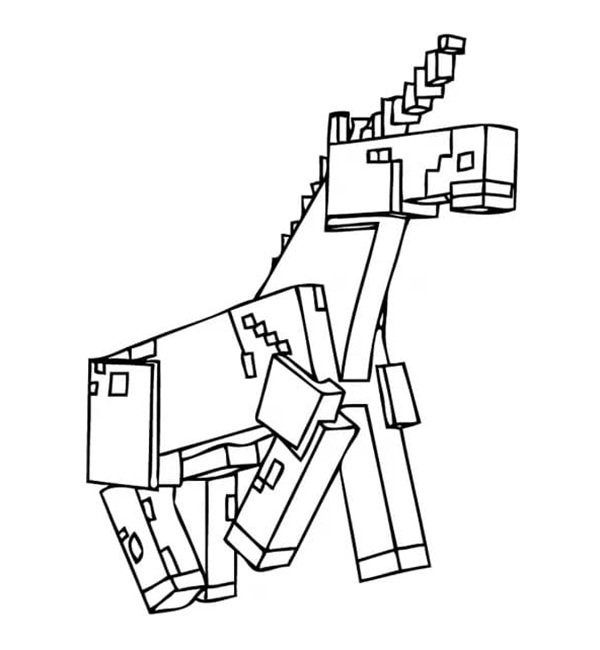 tô màu minecraft 35