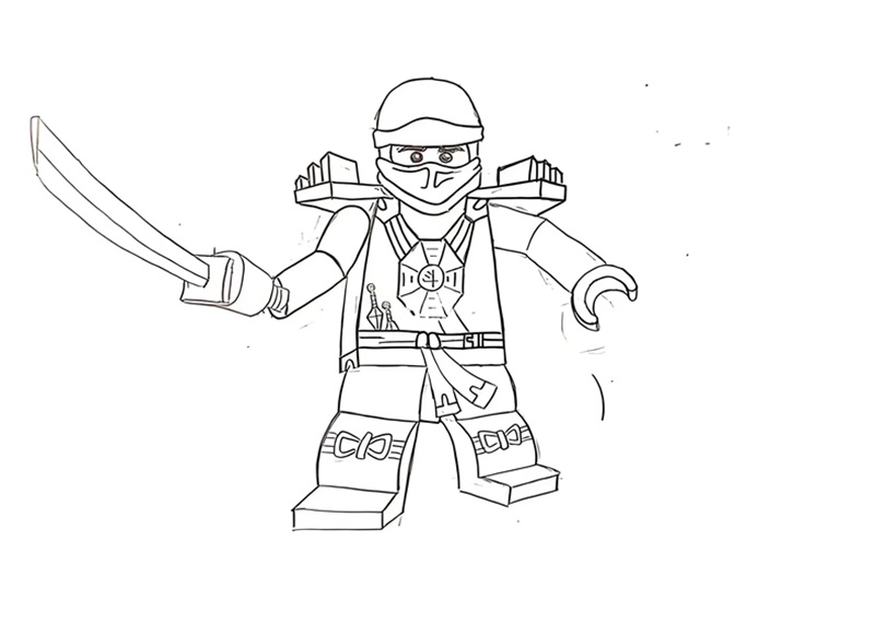 tranh tô màu ninjago 1