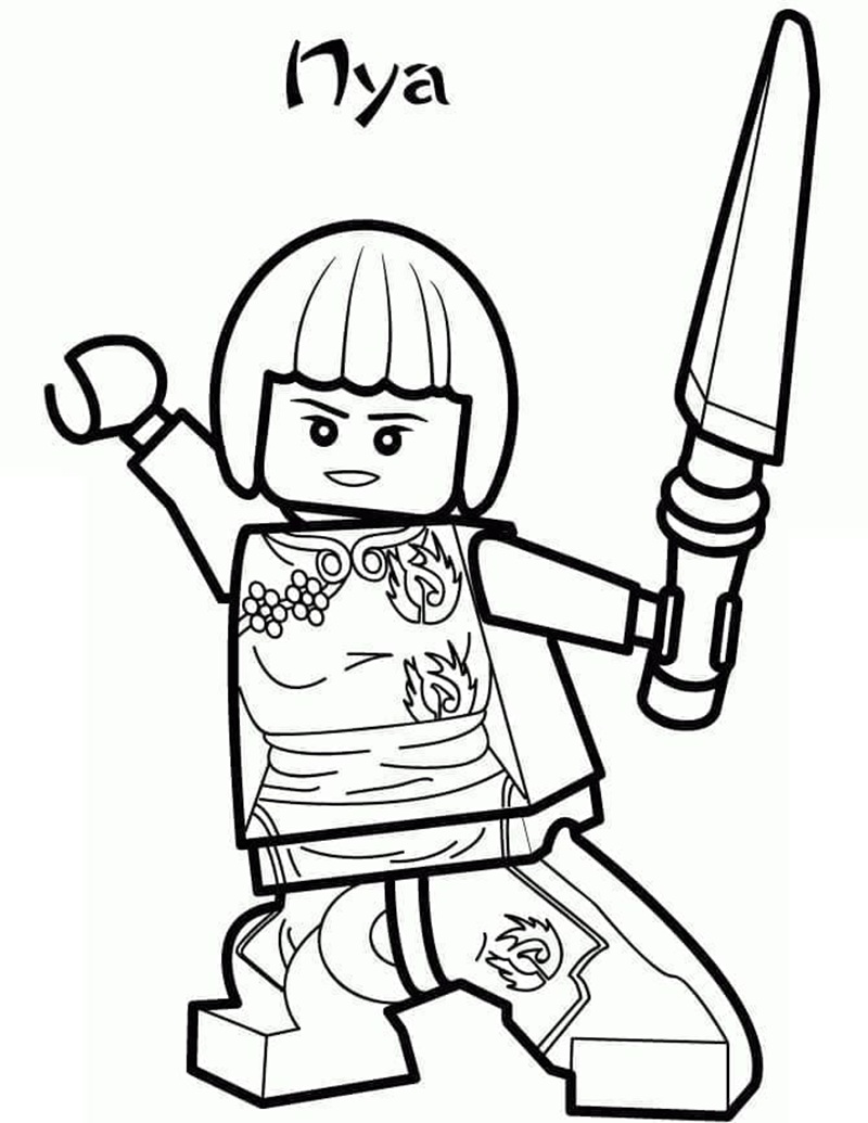 tranh tô màu ninjago 10