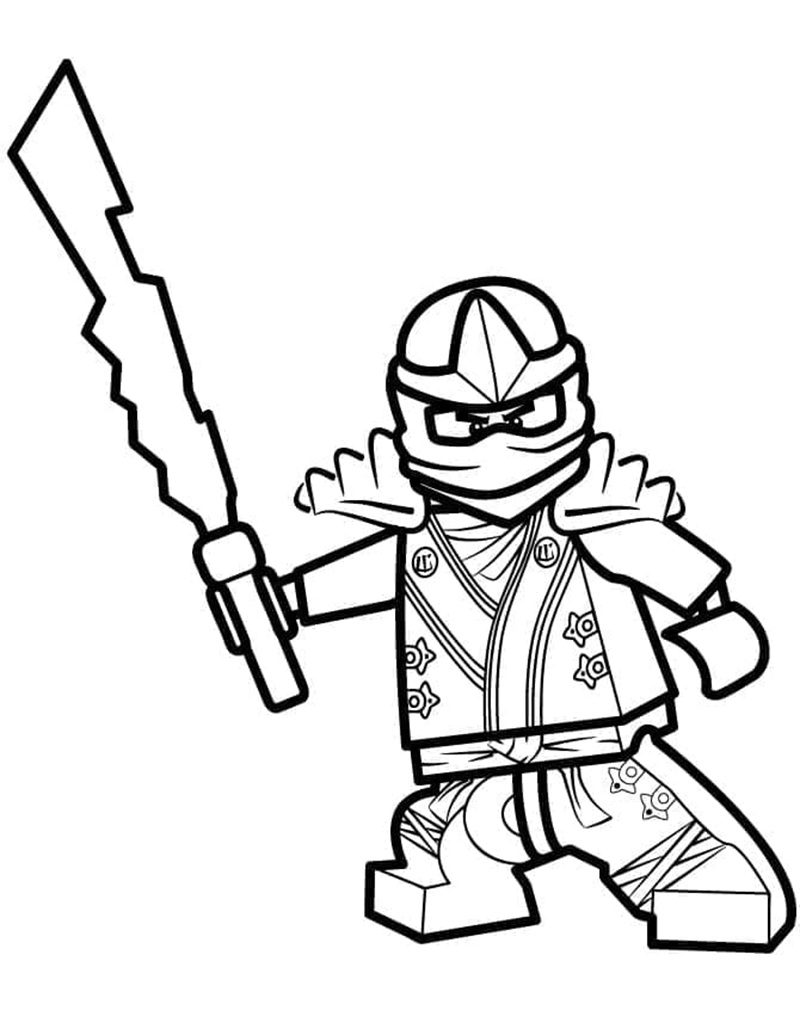 tranh tô màu ninjago 11