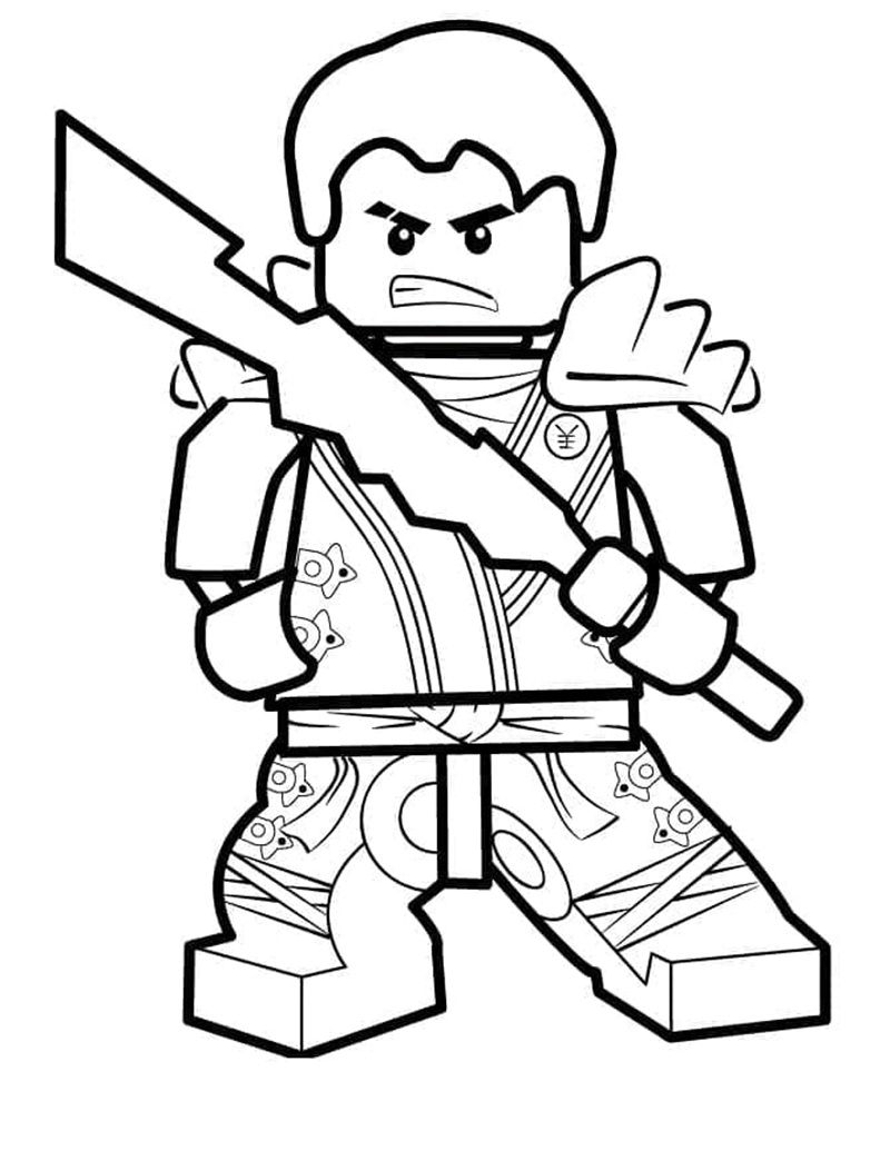tranh tô màu ninjago 12