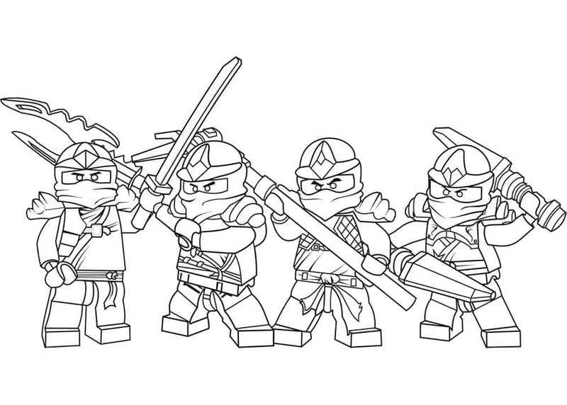 tranh tô màu ninjago 15
