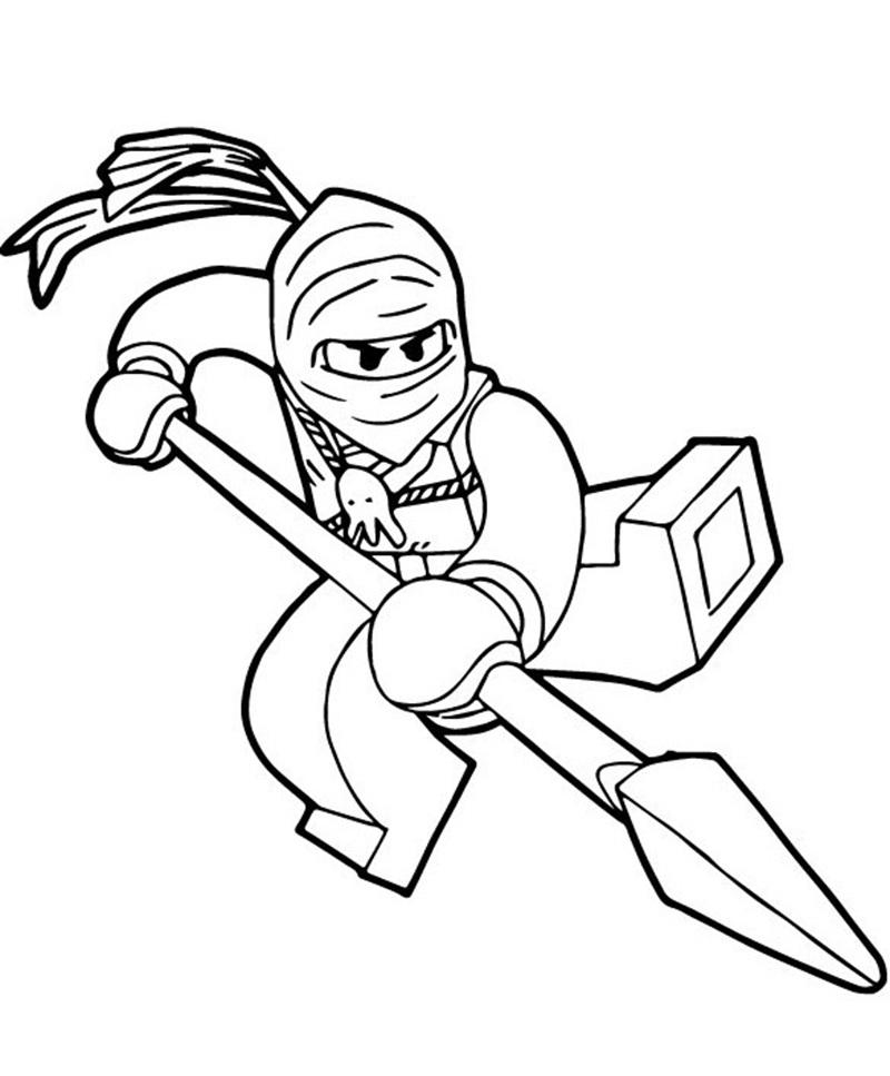 tranh tô màu ninjago 19