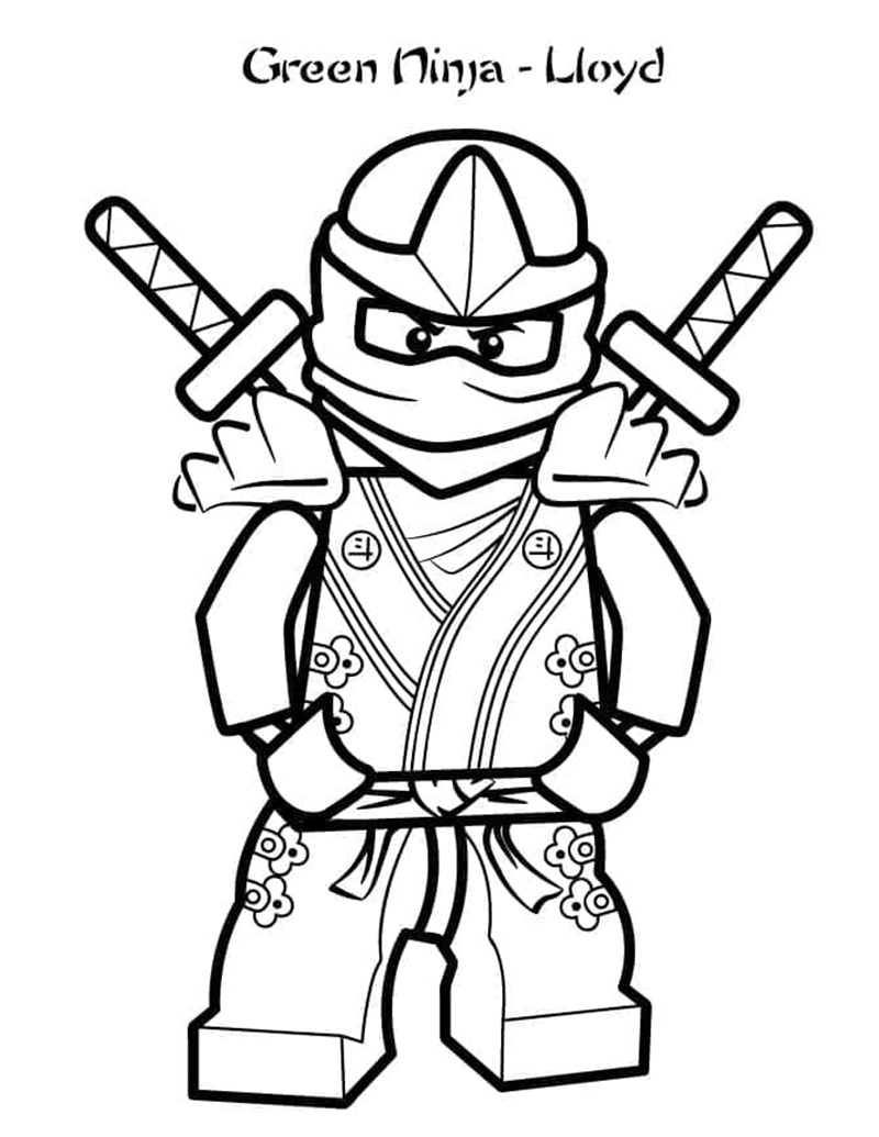 tranh tô màu ninjago 3