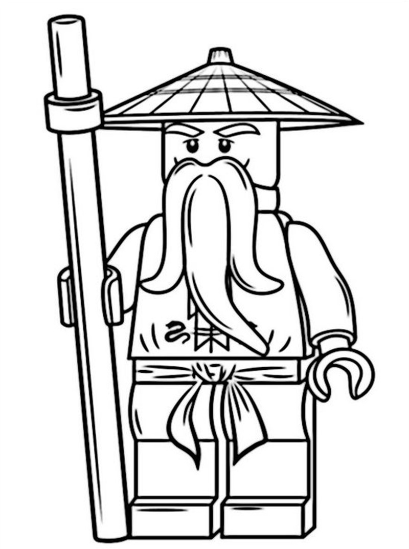 tranh tô màu ninjago 36