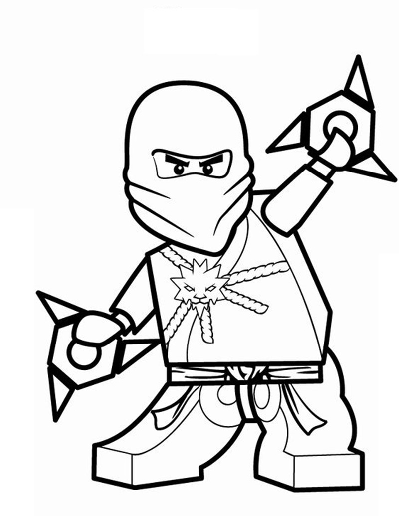 tranh tô màu ninjago 37