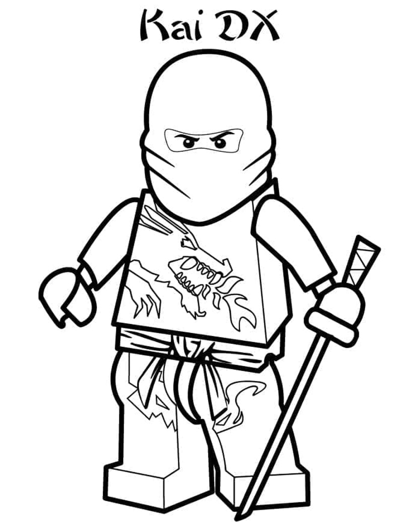 tranh tô màu ninjago 8