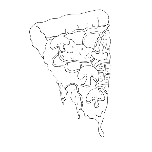 tranh tô màu bánh pizza 25