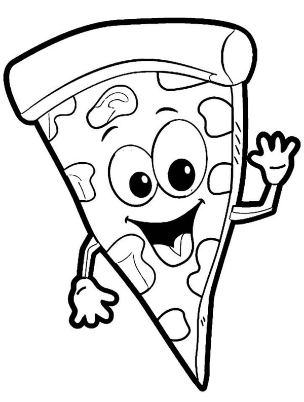 tô màu pizza 3