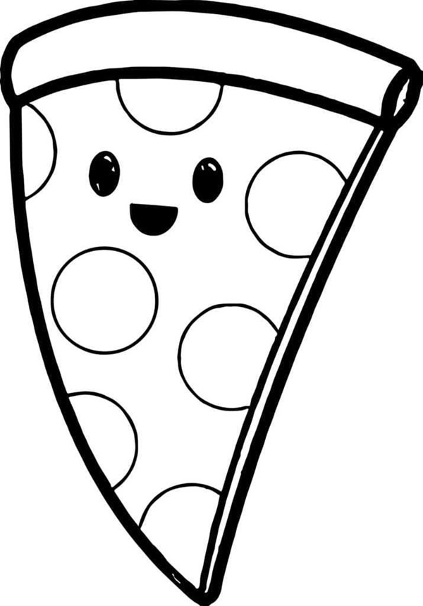 tô màu pizza 4