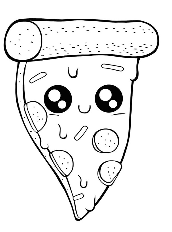 tô màu pizza 5