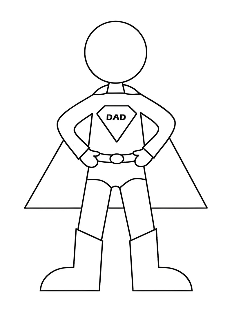 tranh tô màu superman 3