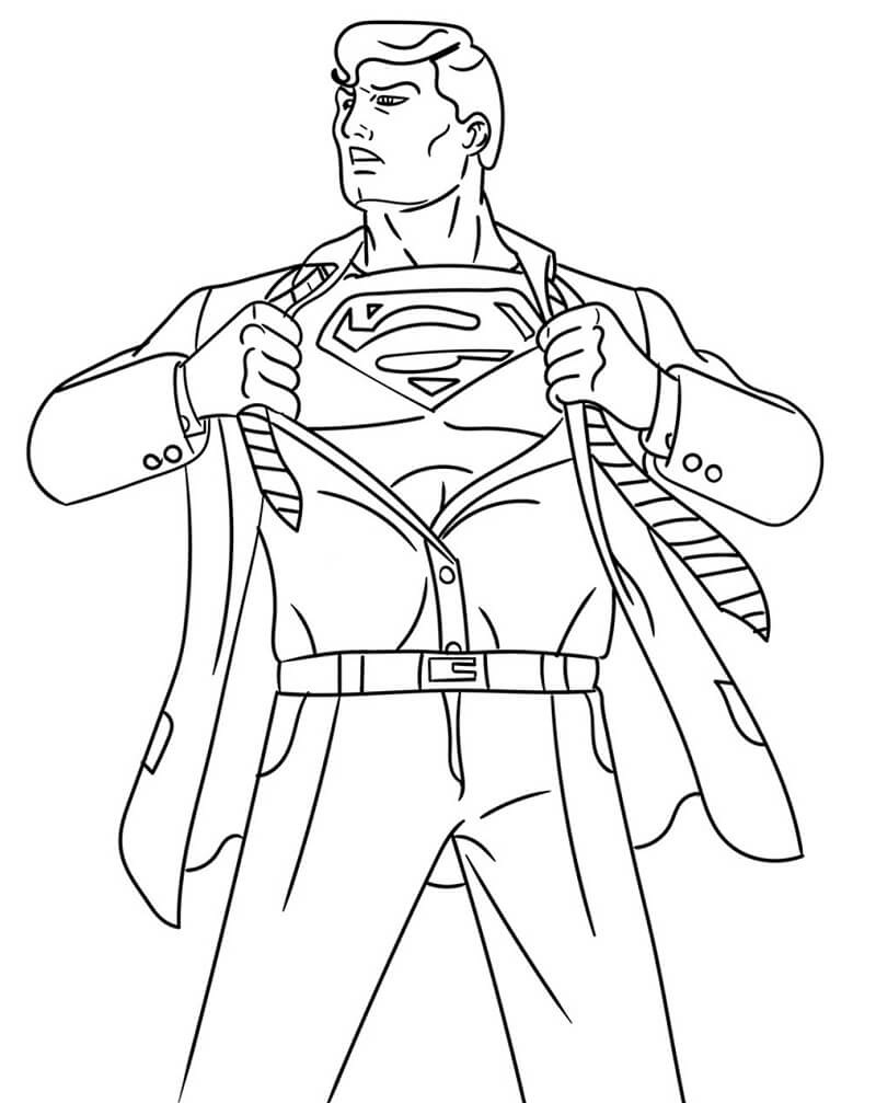 tô màu superman 38