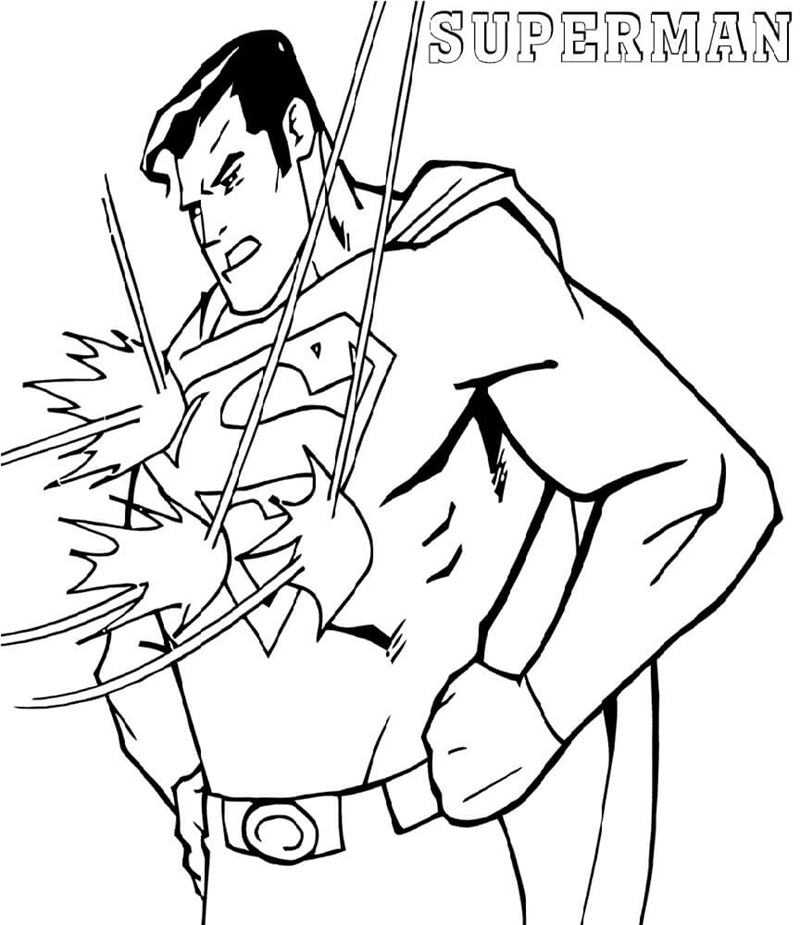 tô màu superman 39