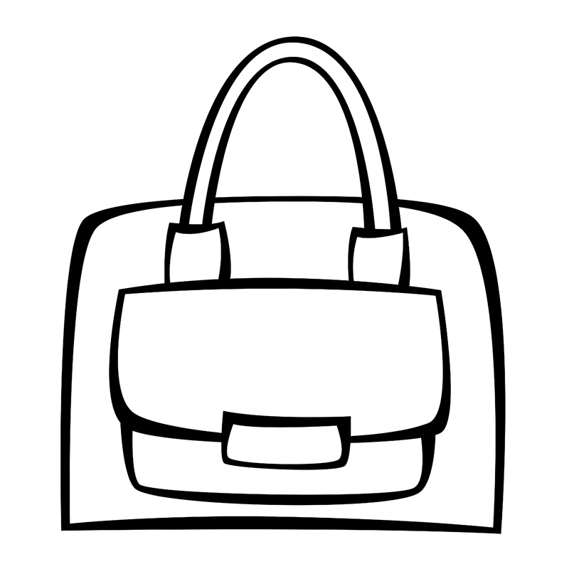 tranh tô màu túi xách 16