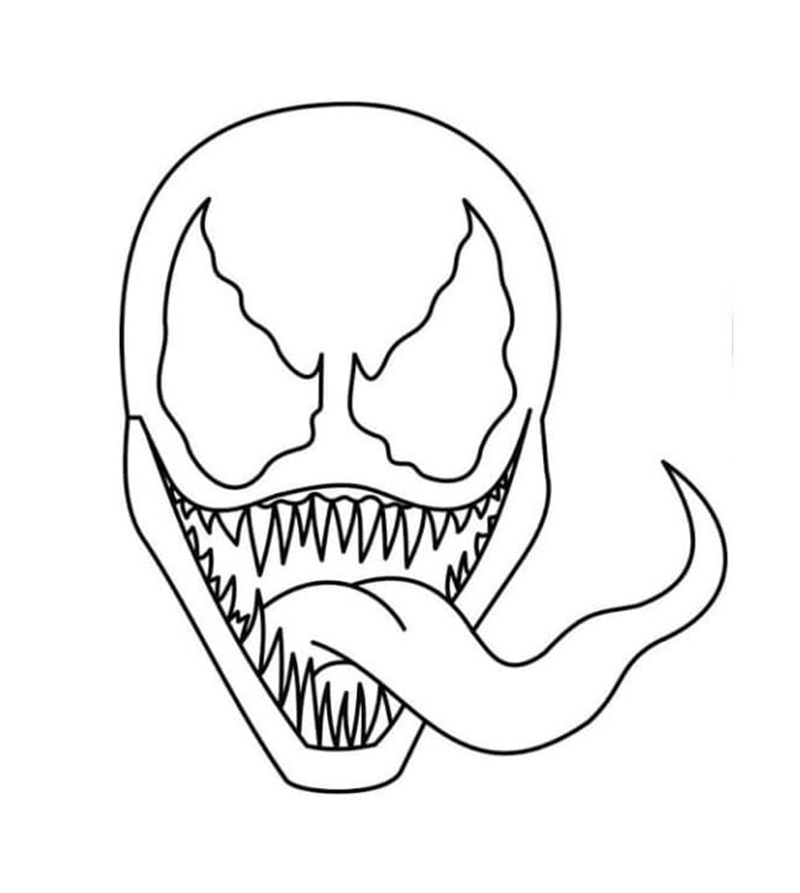tranh tô màu venom 10