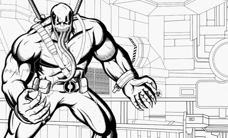 tranh tô màu venom 15