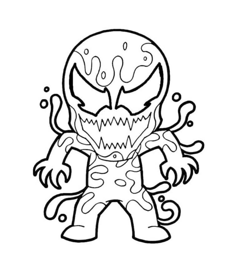 tranh tô màu venom 17
